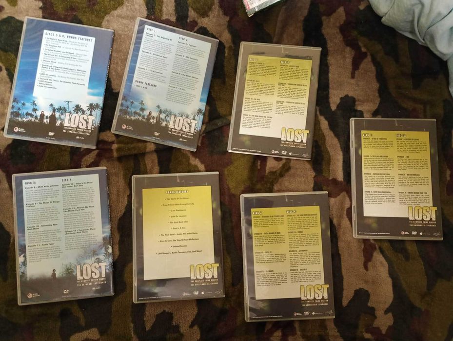 Lost season 3 и 4 DvD