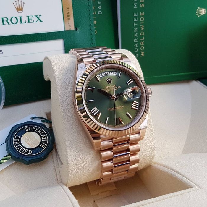 Rolex Daydate  Olive Dial 40,mm