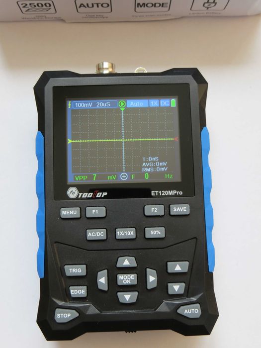 Osciloscop digital portabil TOOLTOP ET120MPro,  120MHz