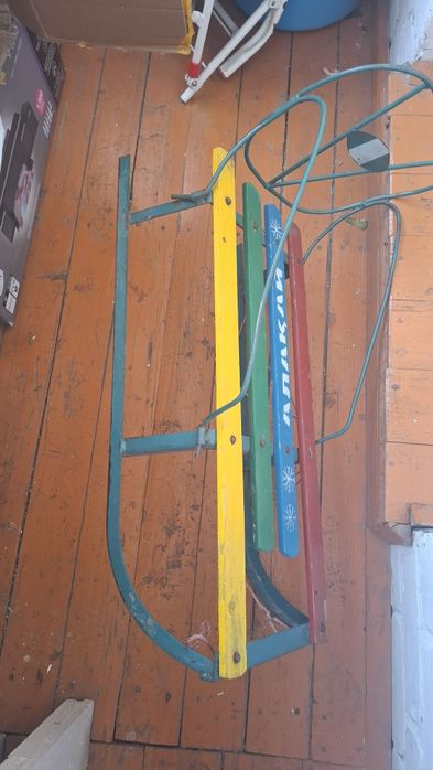 Санки   железные