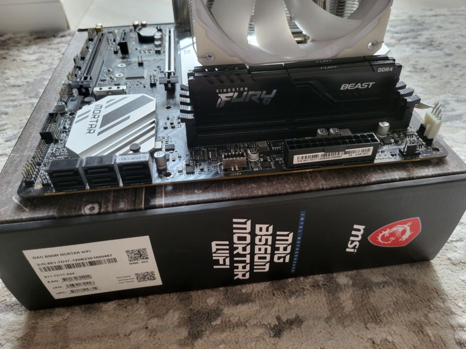 Мат плата + Процессор + Кулер + озу