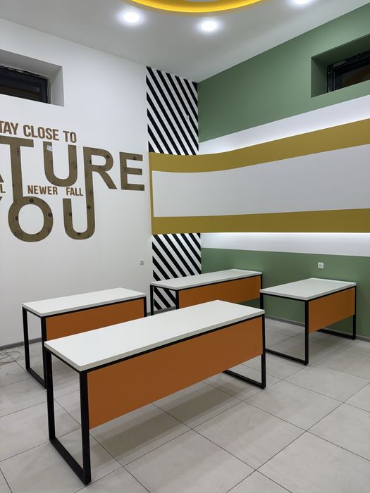 Лофт стол/укув марказ учун стол/парта/компьютерный стол/дарс столи