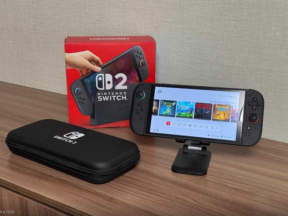 Nintendo Switch 2 + Чехол и Игры