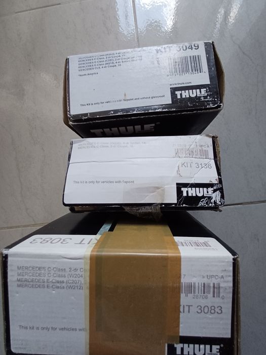 Напречни греди, багажник Thule wingbar evo за Mercedes C-E class