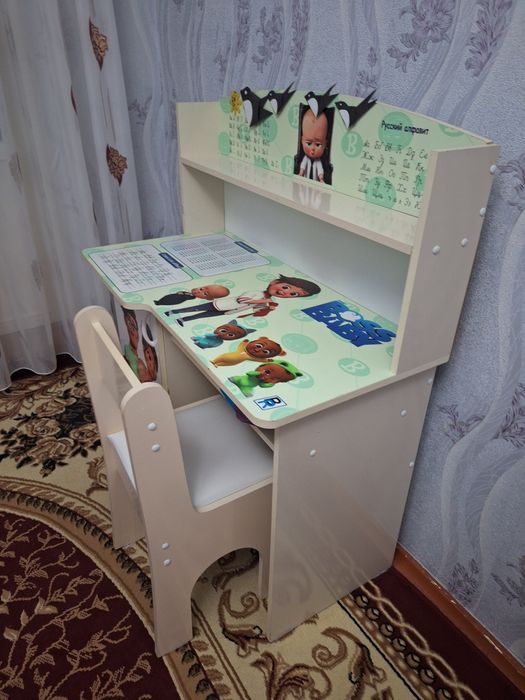 Детский парта стул