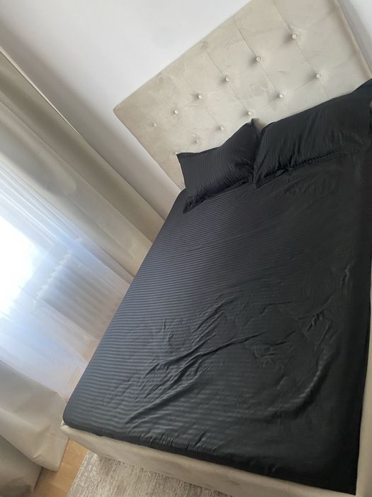 Pat matrimonial 160x200 + saltea spumă | Ca nou | Timișoara