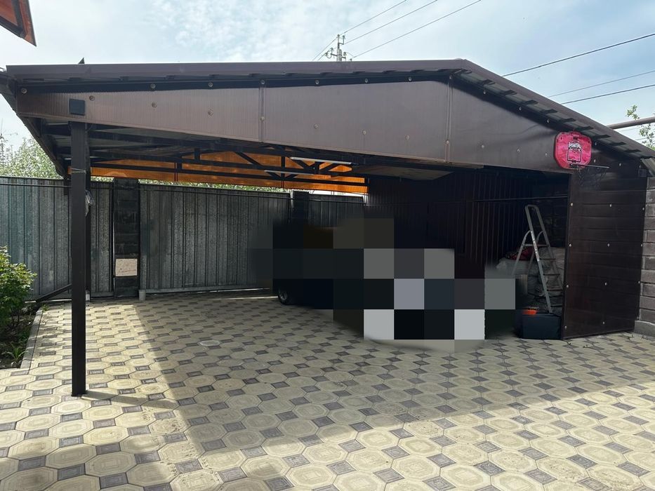 Навес на три машины