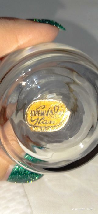 Новые рюмки, 6 тш. Богемия.