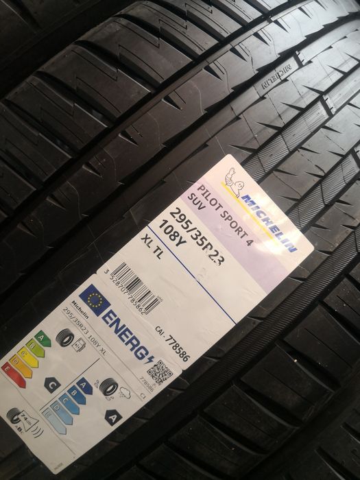 295 35 23 цола гуми нови Michelin dot 26 4 броя