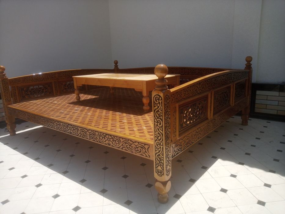 Крават тапчан сури скамейка стол стул барча йогоч махсулотлари