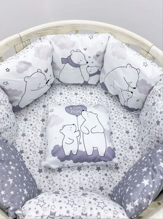 Комплект бортиков для кроватки