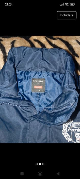 Geaca copii matlasata