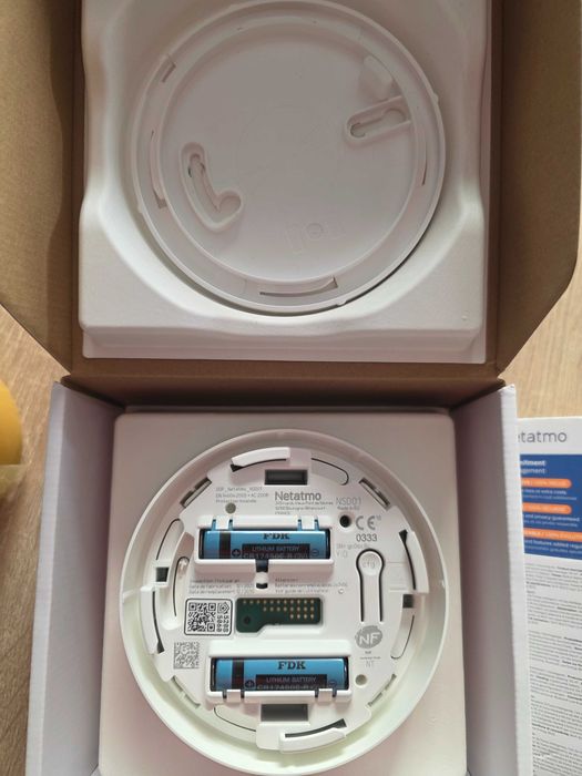 Detector inteligent de fum Netatmo NA-NSA-EC