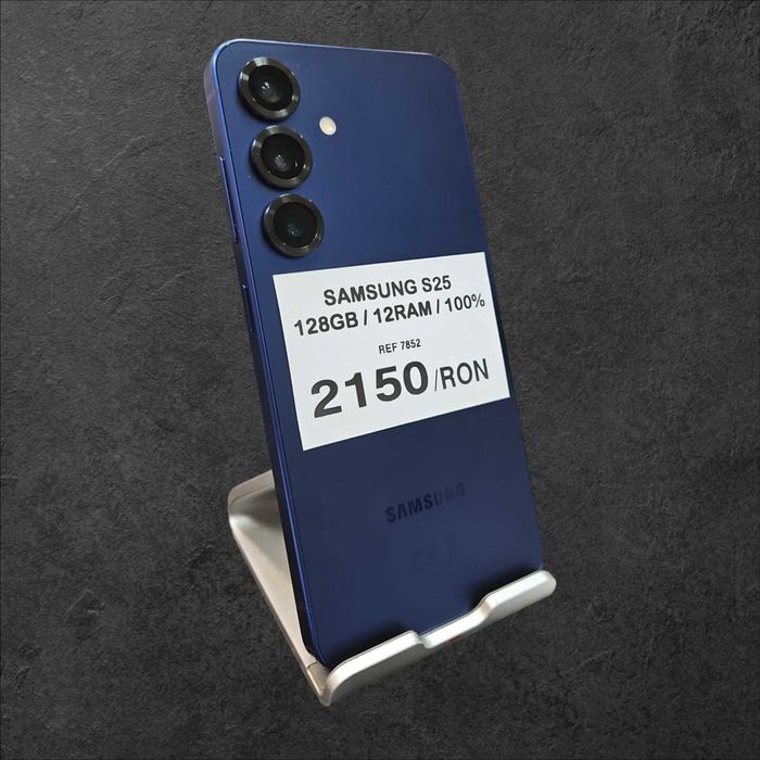 SAMSUNG S25 128GB 12RAM 100% (3buc) / Amanet Tulcea
