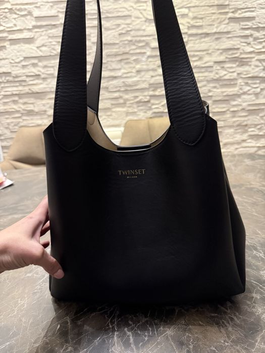 Чанта от естествена кожа  Twinset