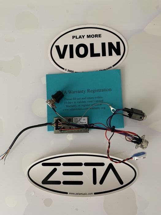 Vioara Zeta -placa originala, cablaj original  !