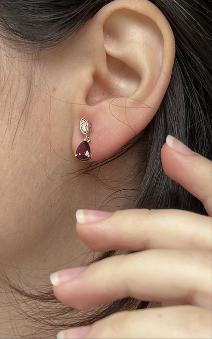 Set cu pietre naturale de rodolit