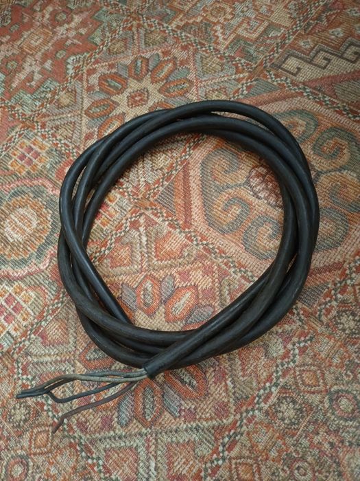 Кабель 3 метра - медь силовой 4 * 4 СССР - Новый / гибкий - резиновый