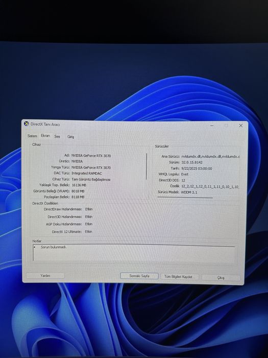 Gaming PC/RTX3070-İntel Core-İ5-11400F