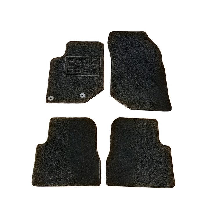 Covorase mocheta Opel Corsa F, Peugeot 208 2019-> prezent, Negre, set de 4 bucati