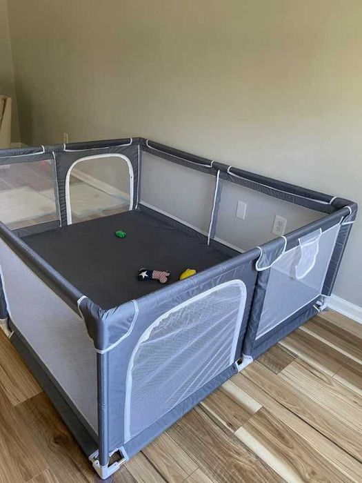 НОВО! Детски кът - КОМПЛЕКТ голяма кошара за игра, килимче, топки