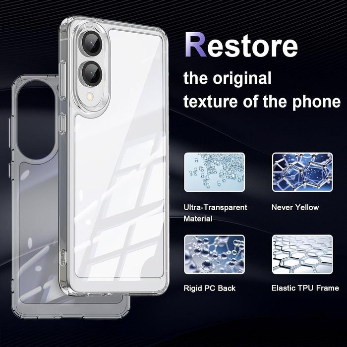 Прозрачен Кей Space Case за Samsung Galaxy S25 EDGE