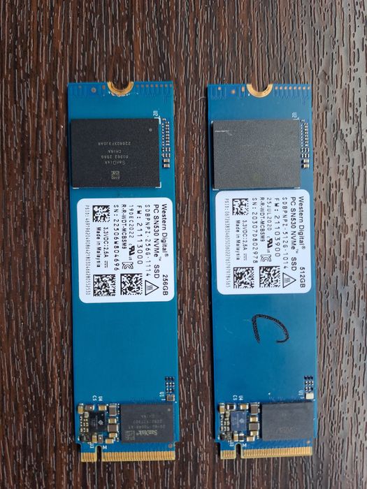 SSD M.2 NVMe 512 GB. 1TB.256 MB