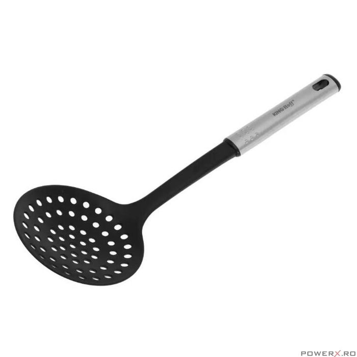 Set 6 ustensile de bucatarie, cu suport, inox-nailon, Kinghoff