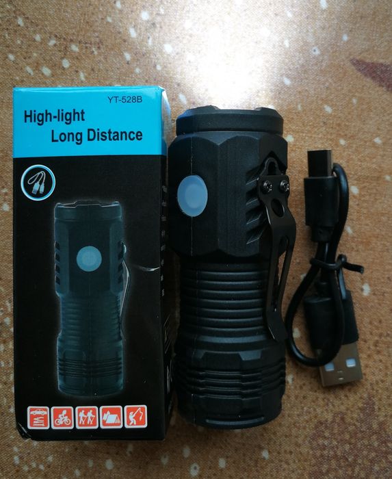 Продавам 5 броя нови мощни лед фенери