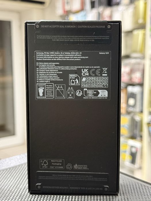 Samsung Galaxy S24,Onyx Black,128GB *ЧистоНов*