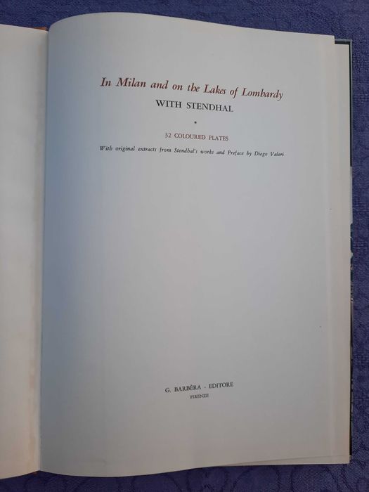 In Milan and on the lakes of Lombardy with Stendhal