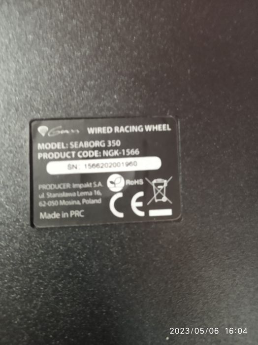 Vând volan cu pedale Genesys