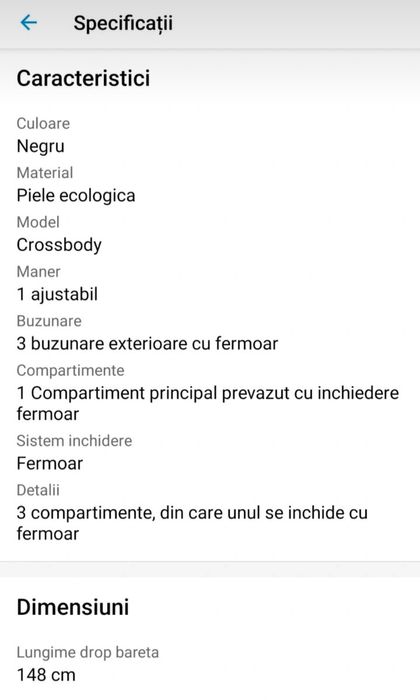 Geantă  imitație piele