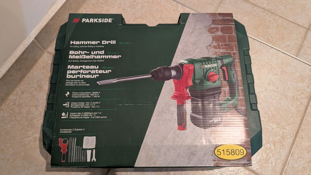 Нов перфоратор Parkside PBH 1550 C1