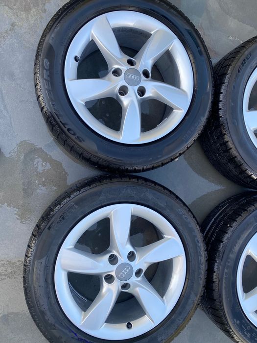 Jante originale Audi 17 cu anvelope de iarna