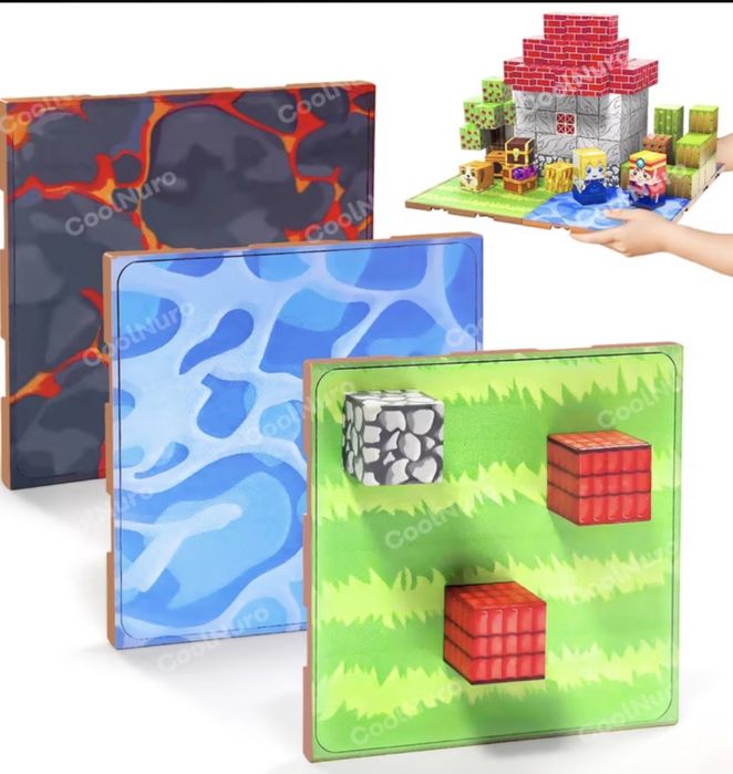 Магнитна основа за Майнкрафт кубчета