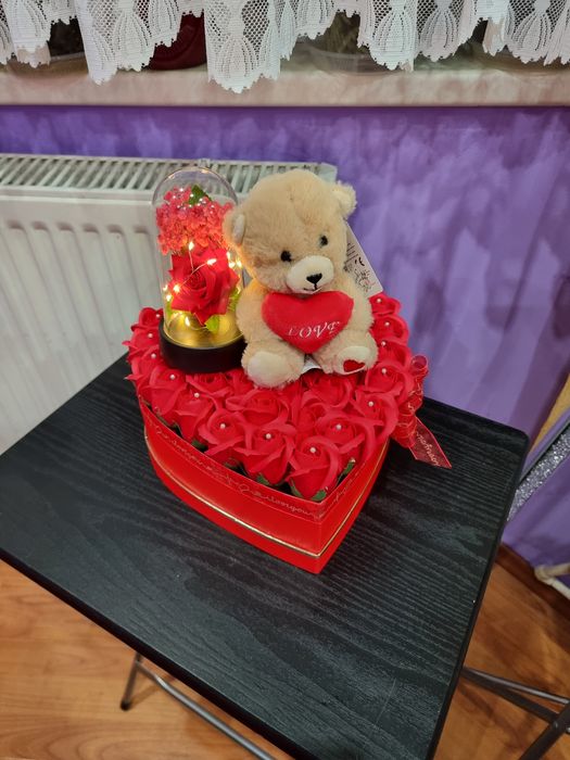 Cadou romantic in formă de inimă