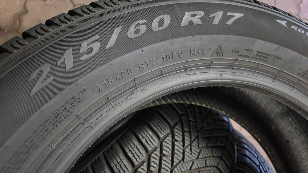 anvelope Pirelli si Kleber  215/60/17 m&s iarna