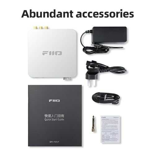 Студиен усилвател за слушалки FiiO Desktop DAC Headphone Amplifier VA дисплей