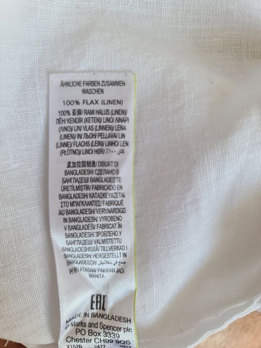 Блузка ЛЁН 100% M&S