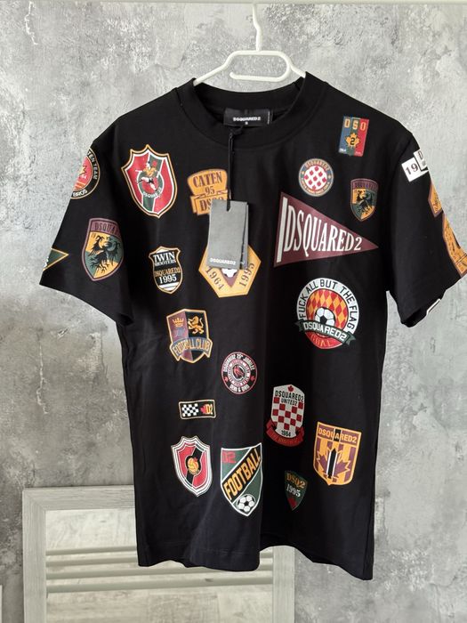 Tricou Dsquared2 dsq Amiri Off White