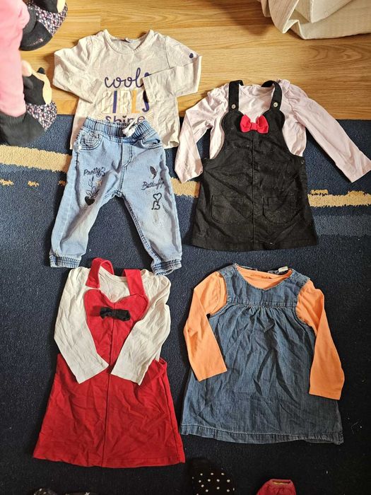 Огромен лот дрехи за момиче 80-86см 1-2г.