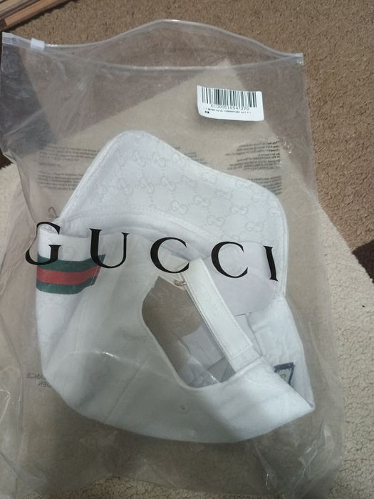 Șapcă Gucci Monogram - Albă (Nouă)