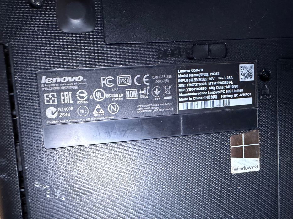 Ноутбук Lenovo G50-70