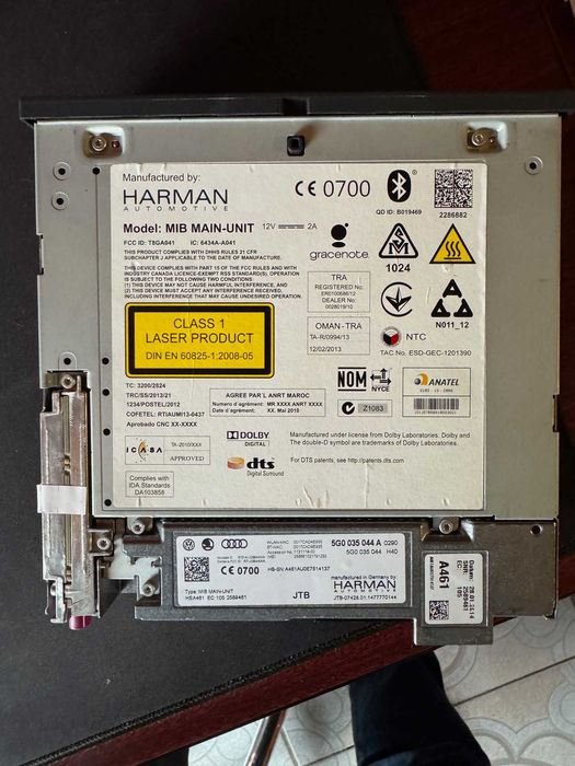 Navigatie VW MIB Pro Harman + display 8 inch
