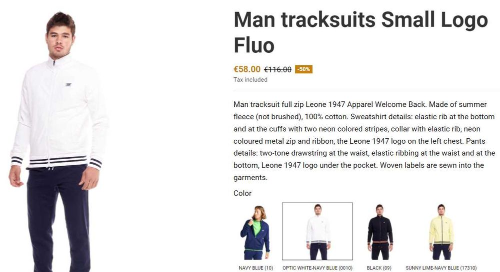 Комплект Leone, Venum