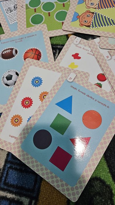 Caiet si fise scrie si sterge pt copii