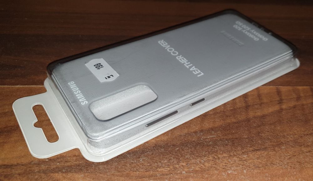 Husa piele originala Samsung Leather Cover Galaxy S20 G980 S20 5G G981