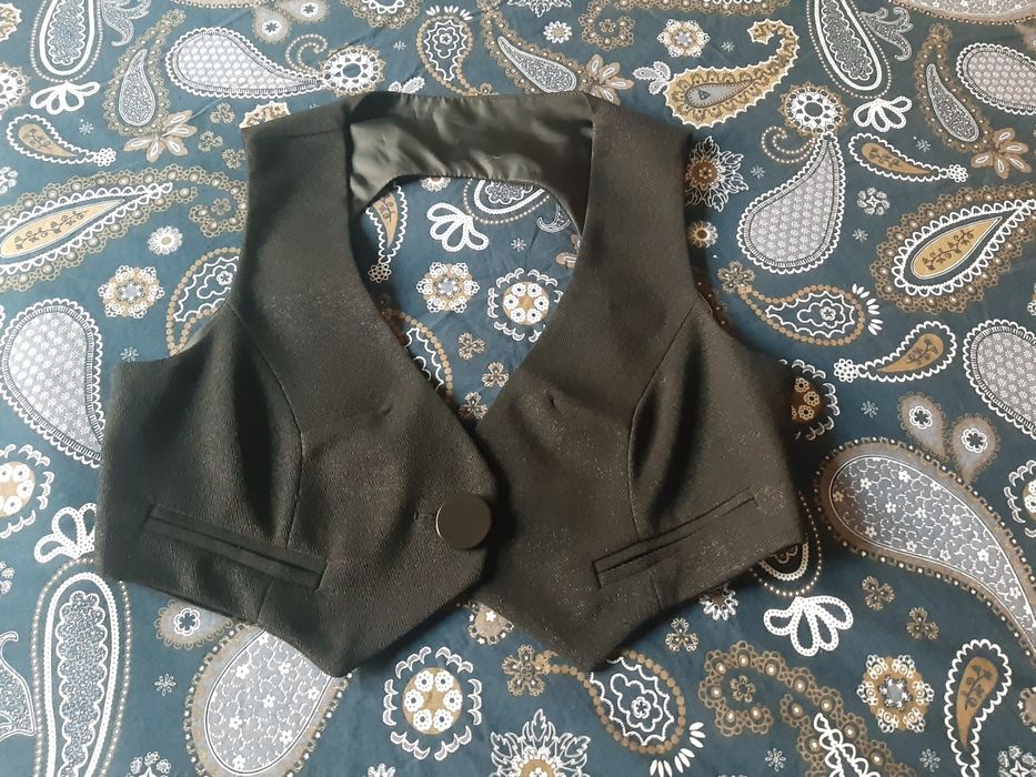 Vesta de dama neagra XS-S