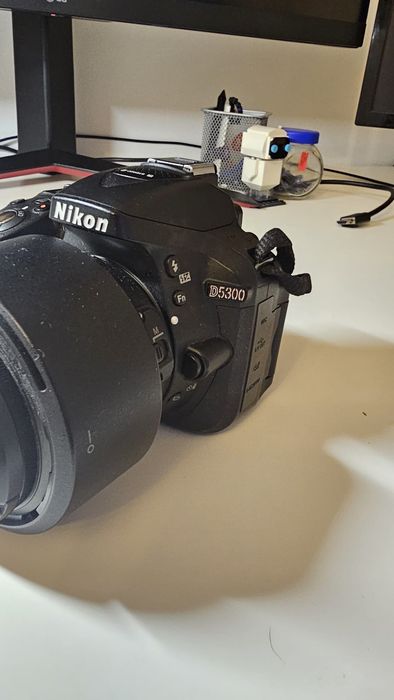 Cameră foto Nikon D5300 + obiectiv Nikon f/1.4G